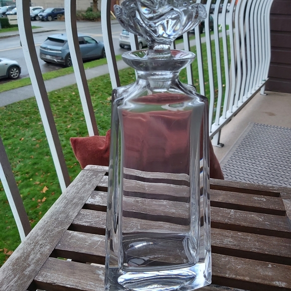 Crystal Bohemia Rose Decanter rare - Picture 2 of 4